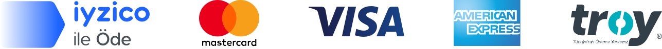 Visa Mastercard American Express Troy iyzico